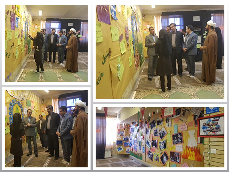 افتتاح نمایشگاه مدرسه انقلاب در سیروان